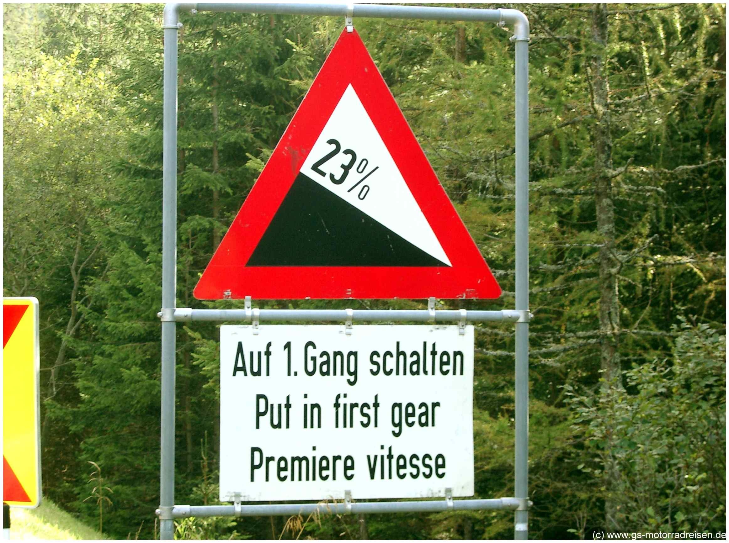 Turracher H�he Warnung